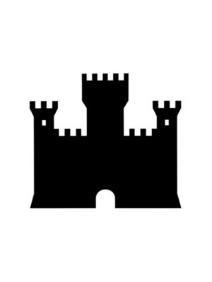 Black Castle Kids Wall Sticker